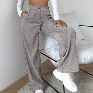 Grey corduroy pants